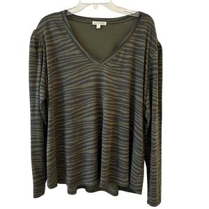 Nine Britton Zebra Print Blouse
